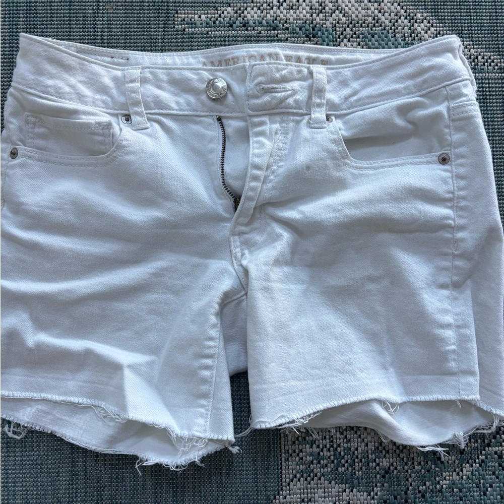 American Eagle Outfitters White Jean Shorts